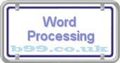 word-processing.b99.co.uk